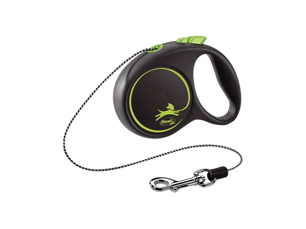 Flexi Black Design XS lanko 3 m zelené 8 kg Originální