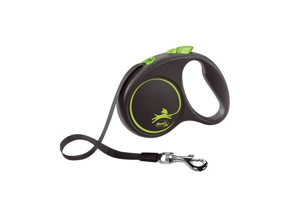 Flexi Black Design S pásek 5 m zelené 15 kg Časově Omezené