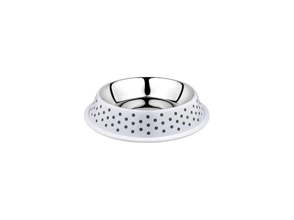 Miska nerez Deco fix puntíky 2,1l bílá Duvo+ Hit Sezóny
