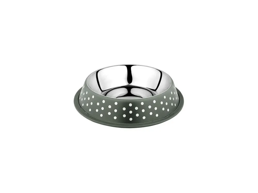 Miska nerez Deco fix puntíky 1l zelená Duvo+ Top Prodej