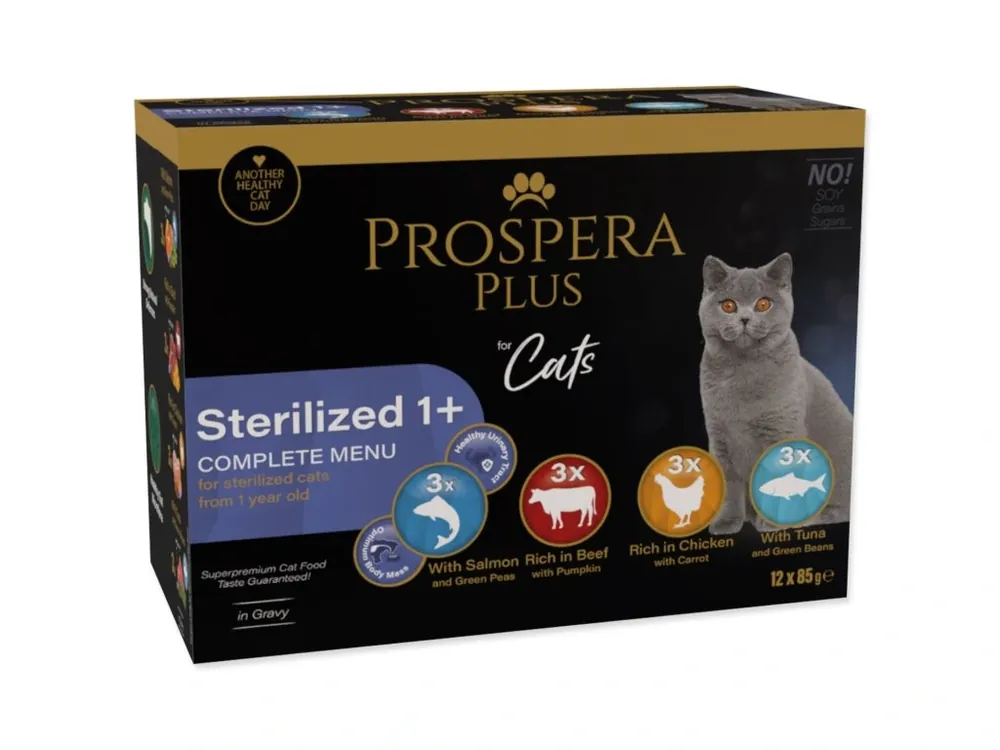 Vrácení Zdarma Kapsička Prospera Plus Sterilized 1+, 12x 85g