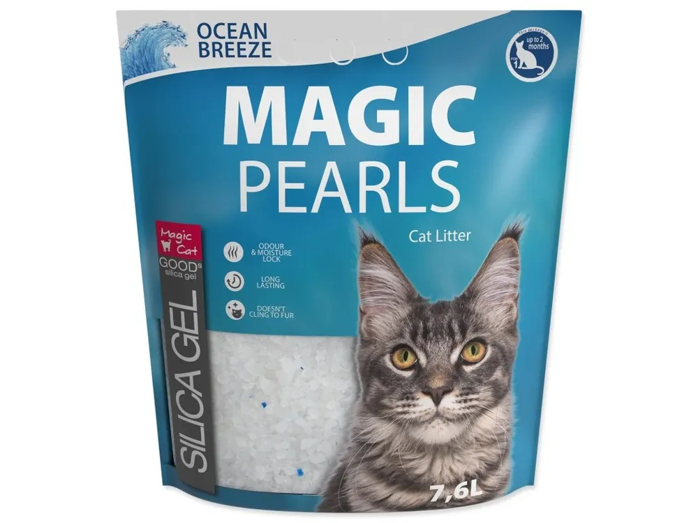 Kočkolit Magic Pearls Ocean Breeze 7,6l/3kg Nejlepší Volba