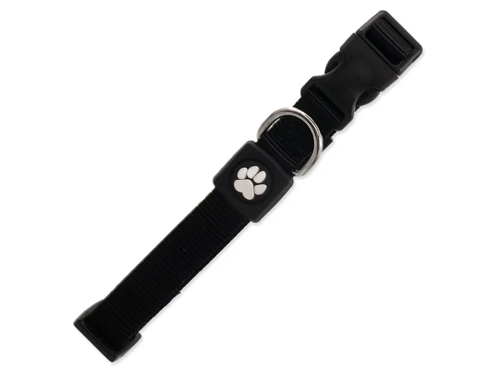 Obojek Active Dog Premium M černý 2x34-49cm Must-Have