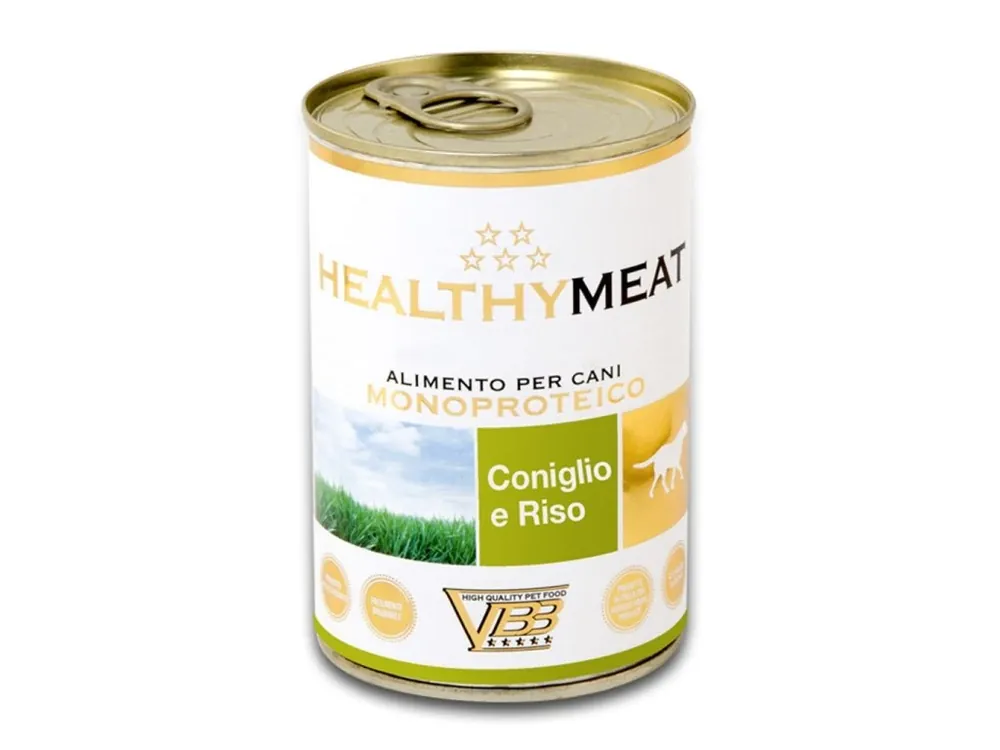 Cenově Výhodný HEALTHYMEAT monoprotein králík a rýže 400g