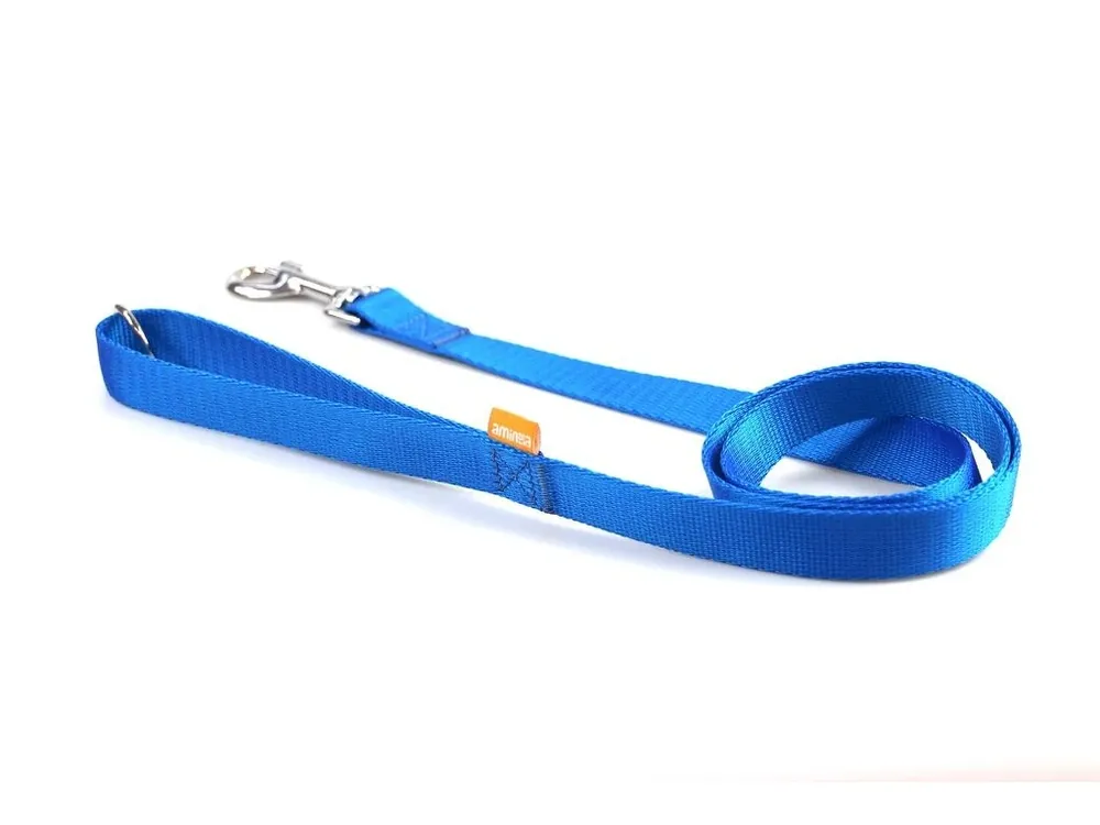 Výhodná Nabídka Aminela popruhové vodítko 25mm/140cm modré