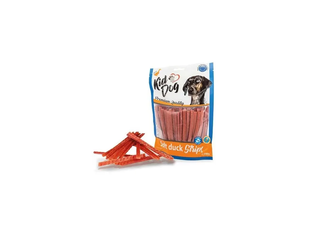 KIDDOG kachní proužek, měkké masíčko 250 g Bezpečná Platba