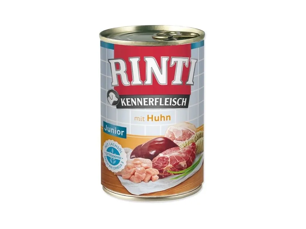 Nízká Cena Rinti PUR Dog konzerva Junior kuřecí 400 g