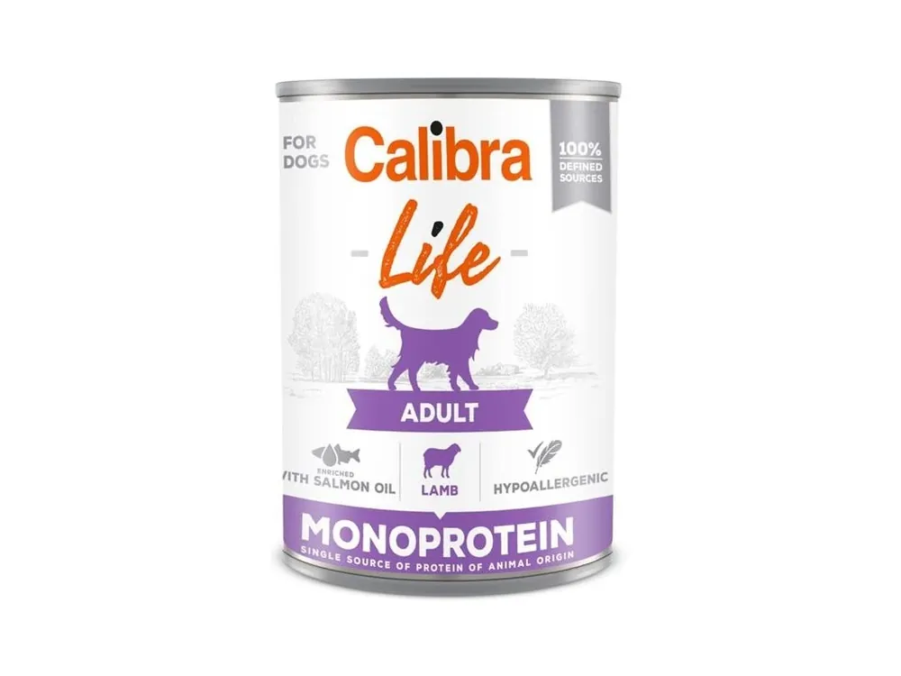 Super Cena Calibra Dog Life konzerva Adult Lamb 400g