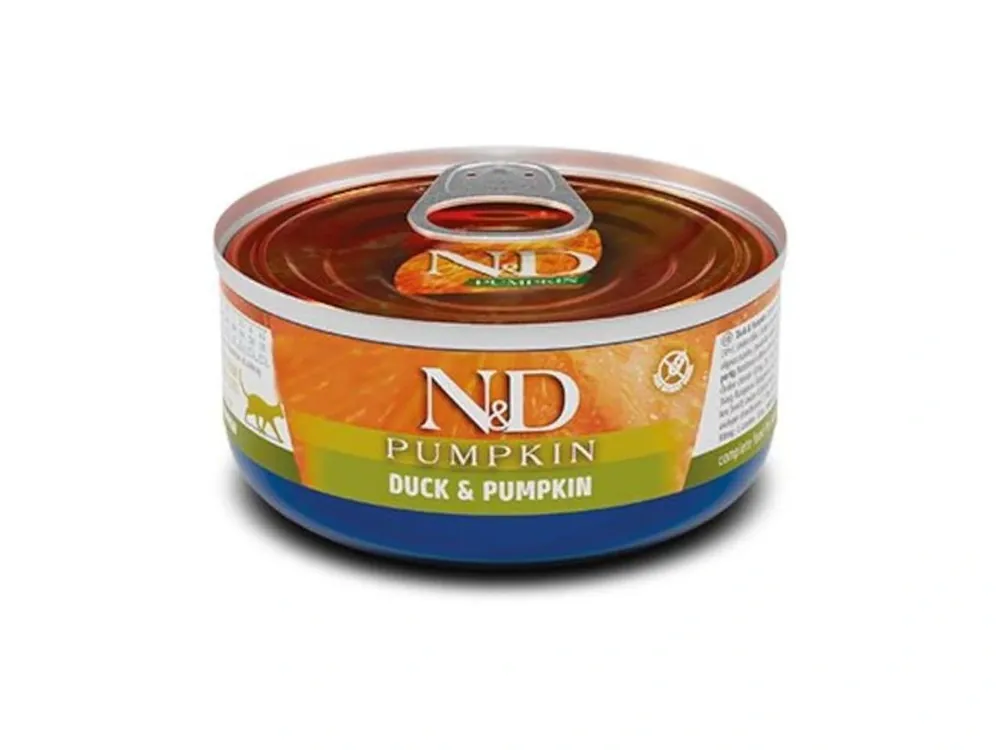 N&D PUMPKIN Cat konzerva Duck & Pumpkin 70 g Přímo Od Výrobce