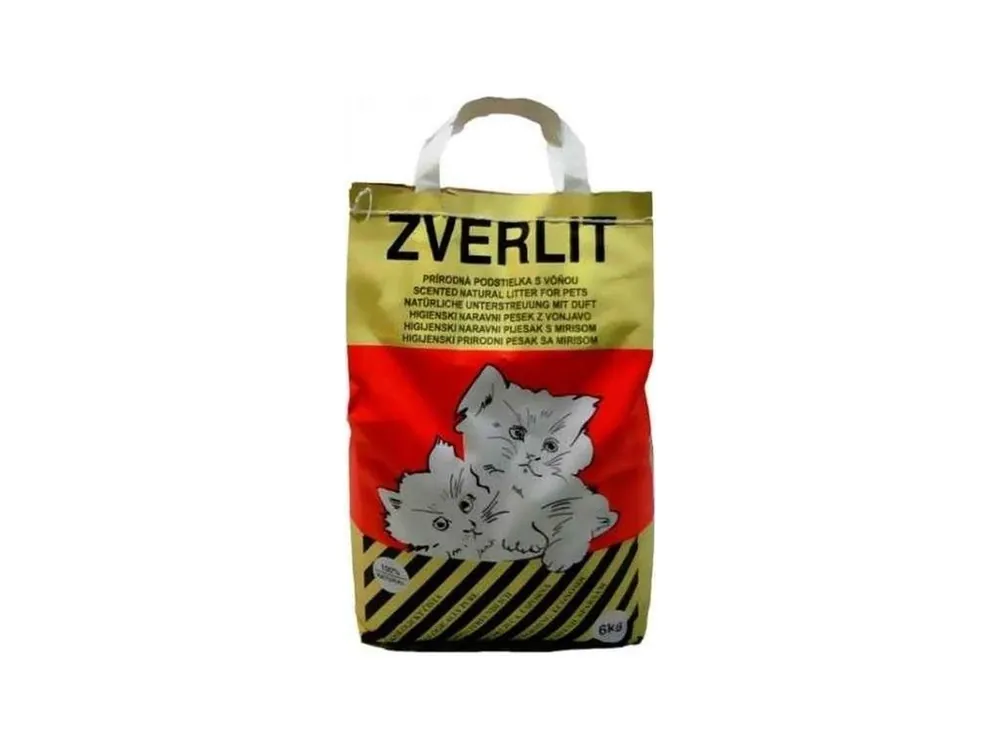 Podestýlka Cat Zverlit s vůní - červená 6 kg Zlevněný