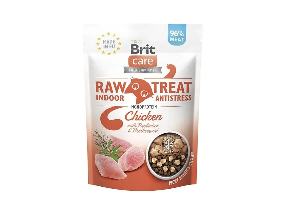 Levný Brit RAW Treat Cat Indoor & Antistress, 40 g