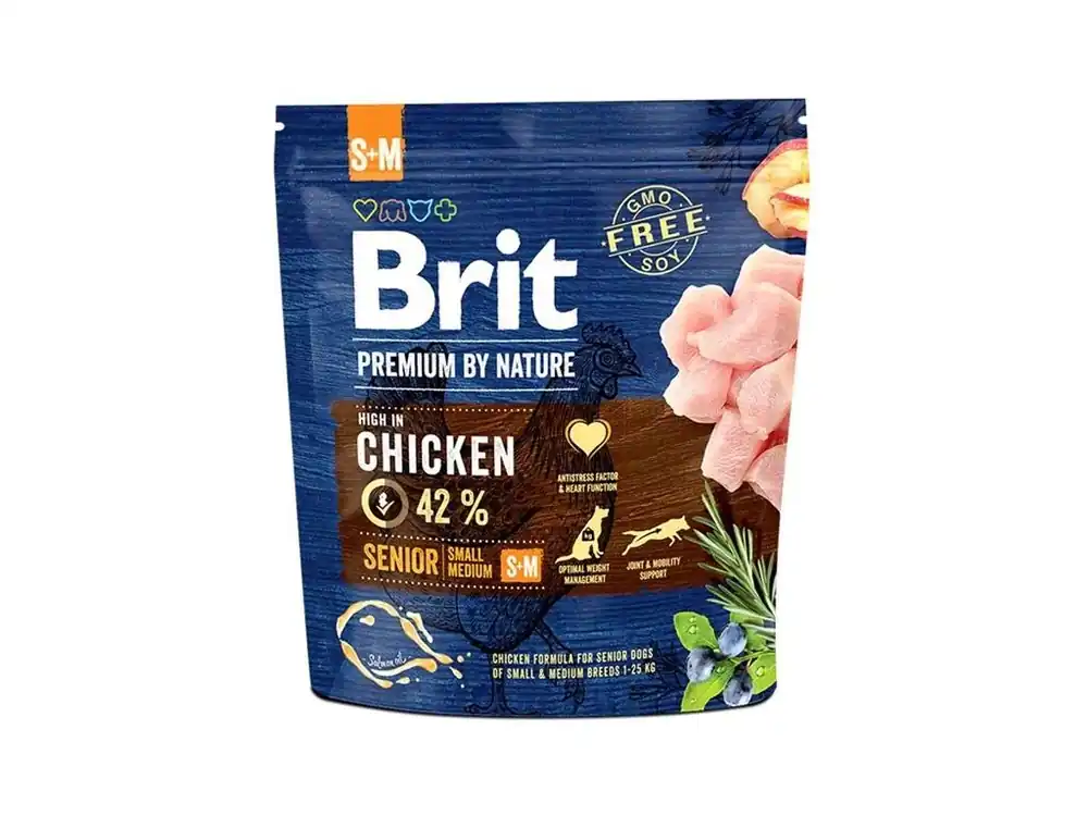 Brit Premium by Nature Dog Senior (S+M) 1 kg Ihned K Objednání