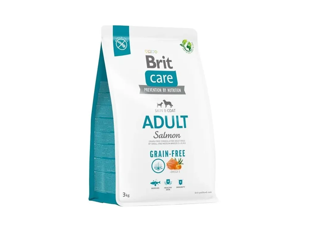 Brit Care Dog Grain-free Adult Salmon 3 kg Objednat Nyní