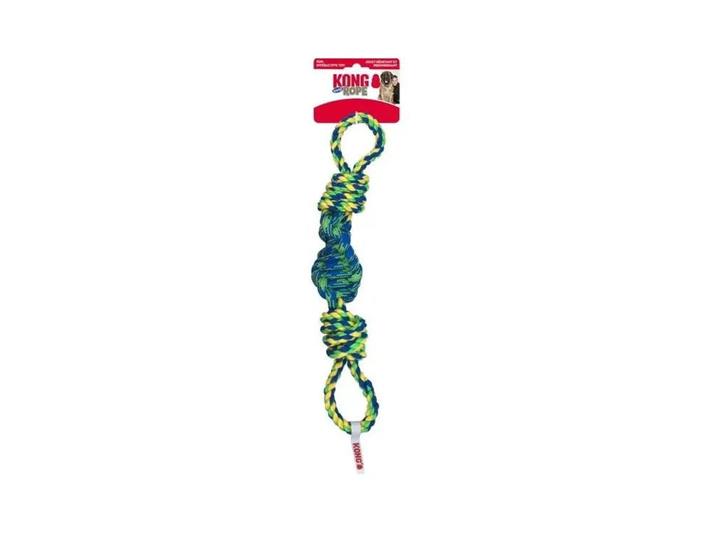 Novinka Hračka bavlna KONG Rope Bunji (vel. S) mix