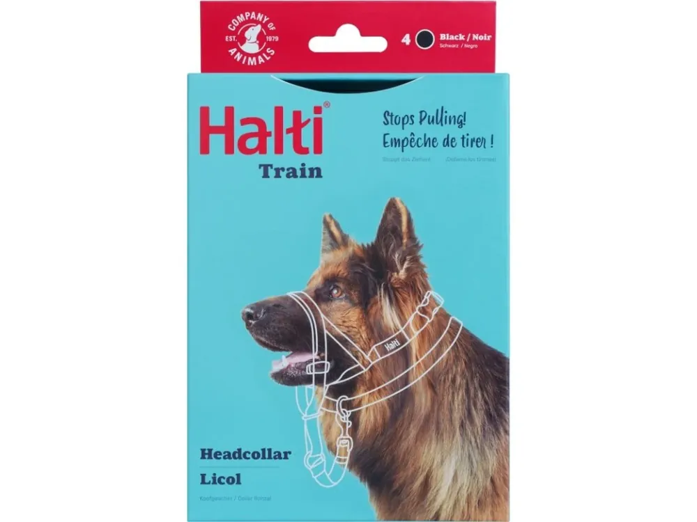 Ohlávka nylon Halti vel. 4 - rotvajler, doga Pouze Dnes