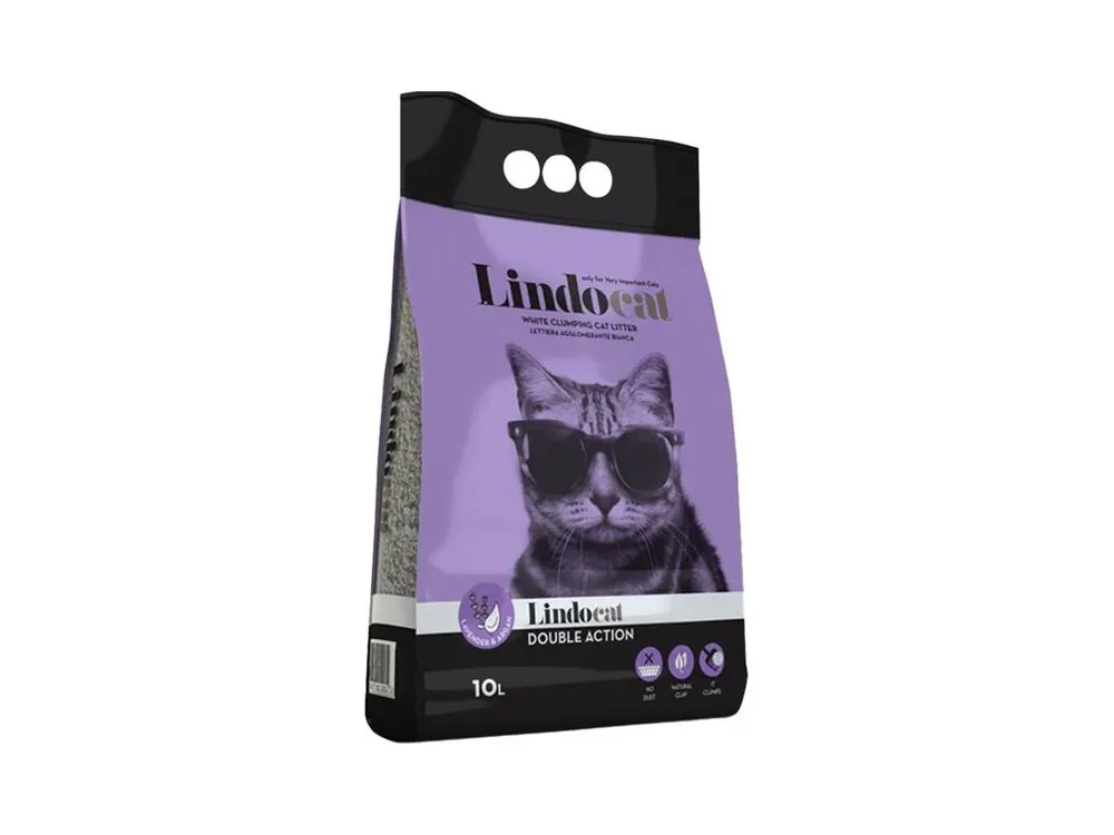Podestýlka Cat Lindocat Double Action 10 l Vysoce Kvalitní