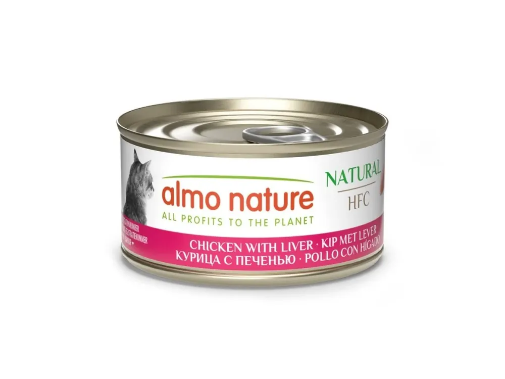 Almo Nature HFC Natural - Kuře a játra 70 g Výprodej