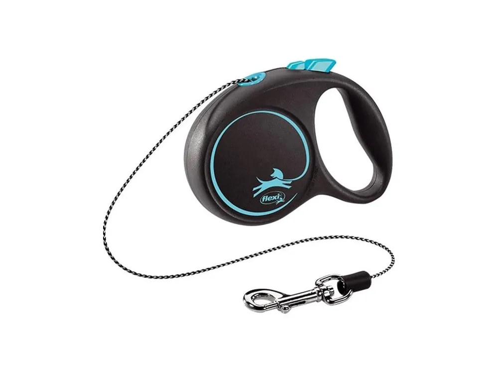 Flexi Black Design XS lanko 3 m modré 8 kg Sezónní Sleva