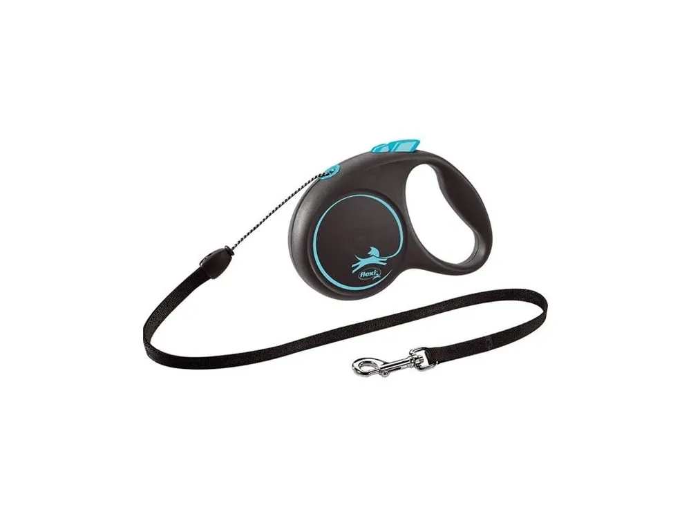 Flexi Black Design S lanko 5 m modré 12 kg Nízká Cena