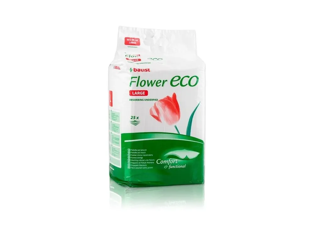 Nejlepší Volba Podložka absorpční FLOWER ECO 60x90 cm 25 ks