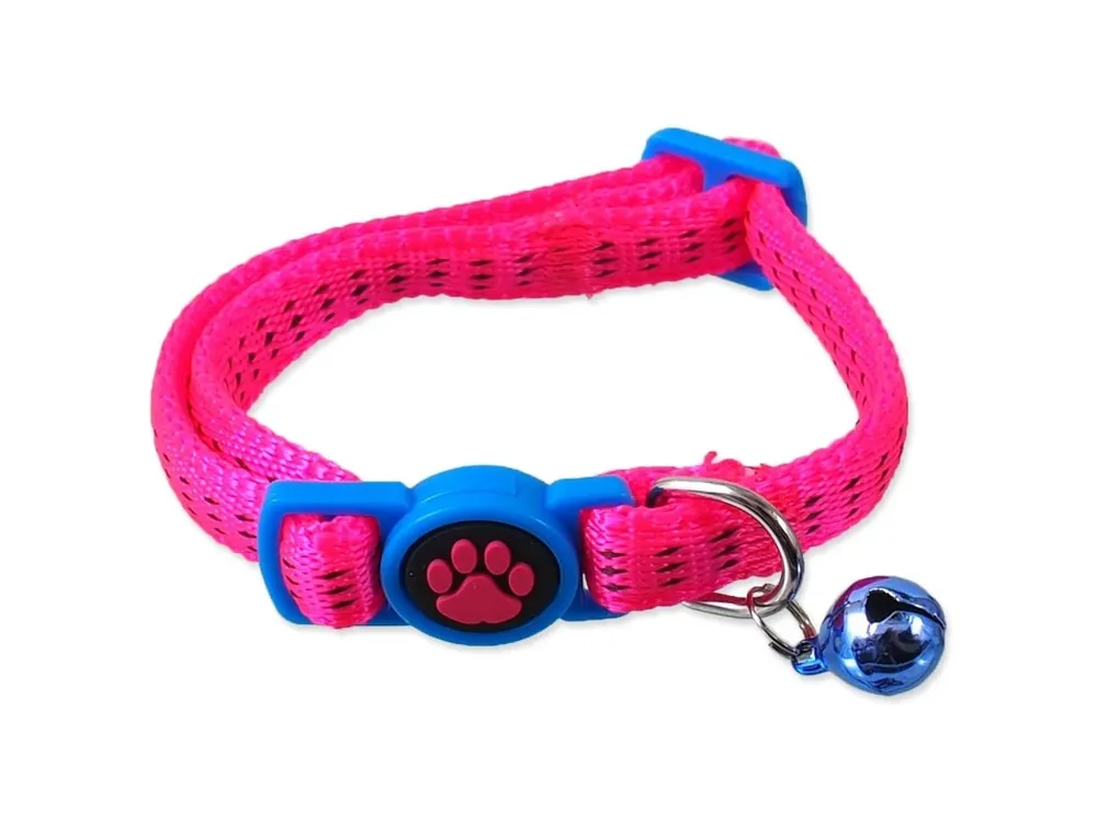 Obojek Magic Cat Nylon XS růžový 1x19-31cm Must-Have