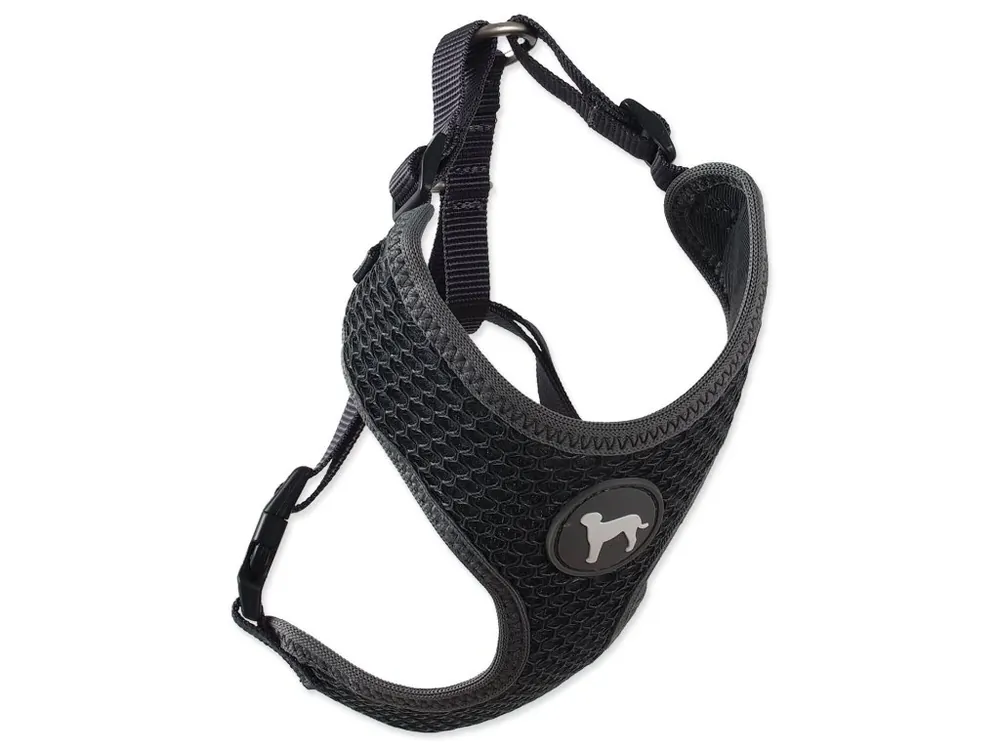 Postroj Active Dog Mellow L šedý 2x45-65cm Pouze Dnes