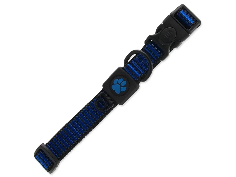 Obojek Active Dog Strong M modrý 2x34-49cm Levný