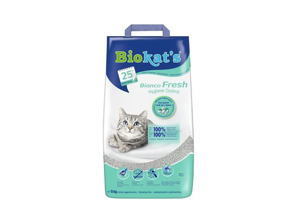 Omezená Nabídka Podestýlka Cat Biokat‘s Bianco Fresh 5 kg