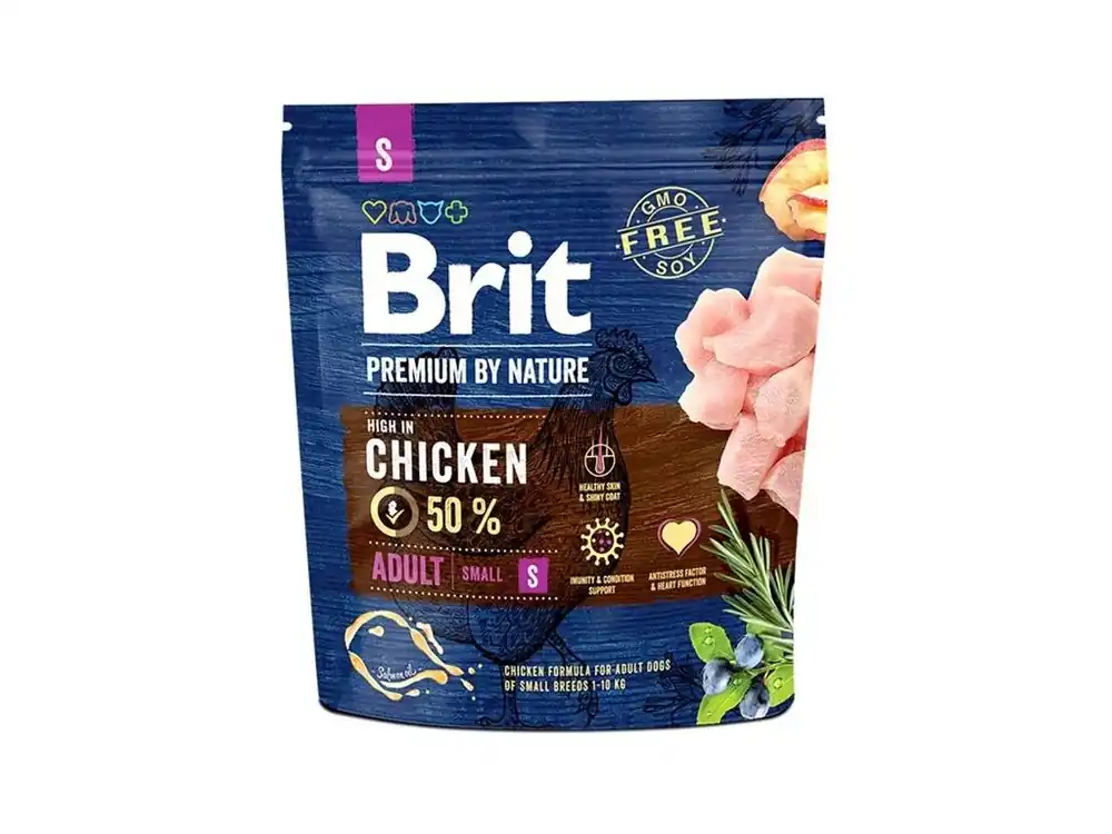 Brit Premium by Nature Dog Adult (S) 1 kg Pouze Dnes