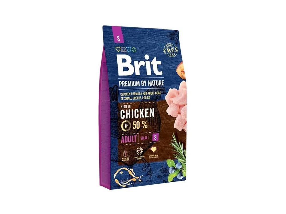 Horká Nabídka Brit Premium by Nature Dog Adult (S) 8 kg