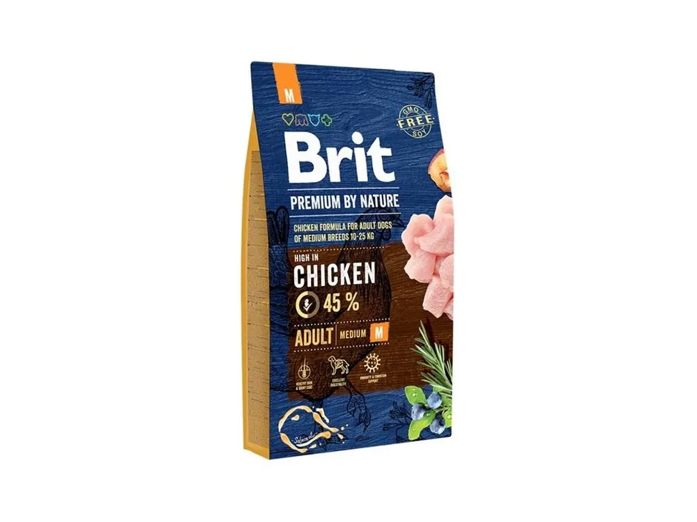 Omezená Nabídka Brit Premium by Nature Dog Adult (M) 8 kg