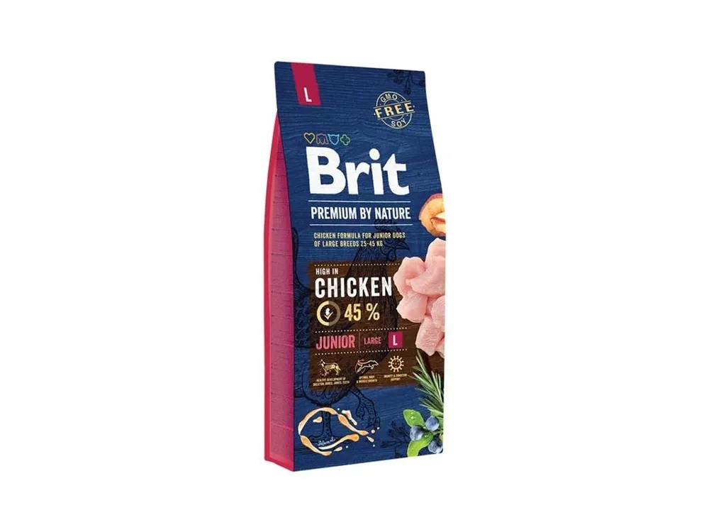 Aktuální Brit Premium by Nature Dog Junior (L) 15 kg