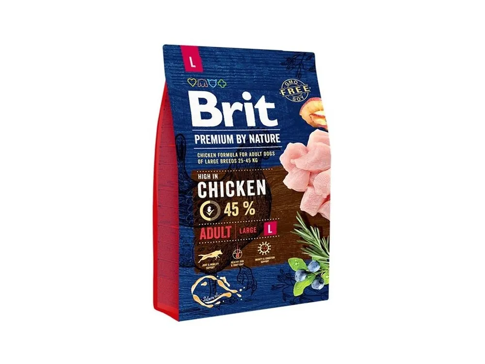 Zlevněný Brit Premium by Nature Dog Adult (L) 3 kg