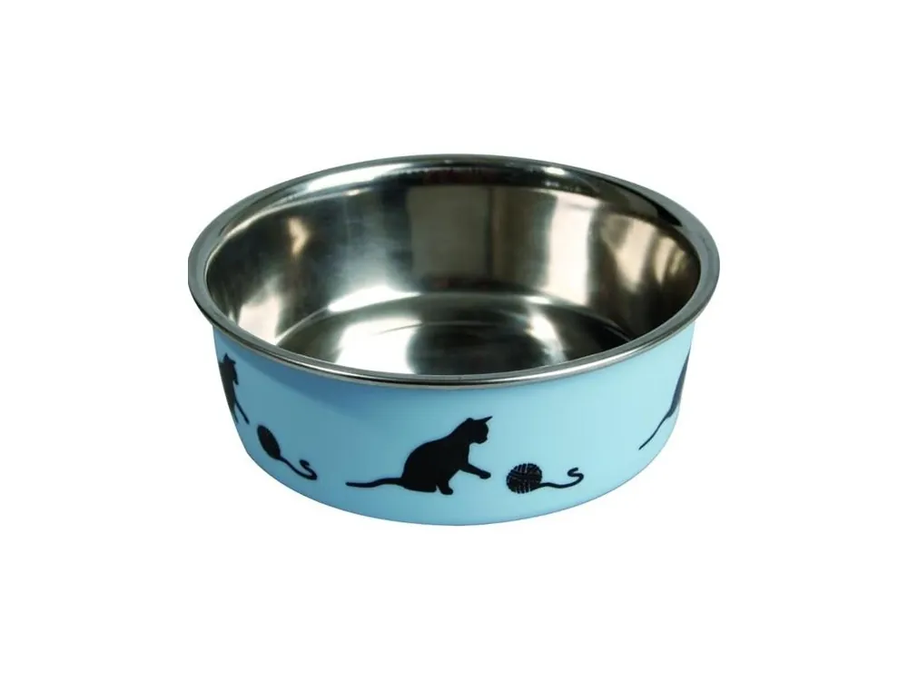Top Prodej Miska cat nerez Kena modrá 160 ml Flamingo