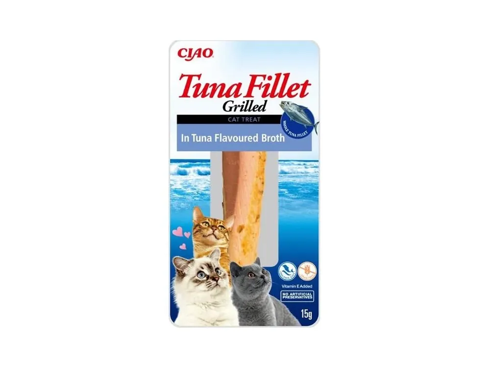 Inaba Tuna Fillet v tuňákovém vývaru 15 g Levný