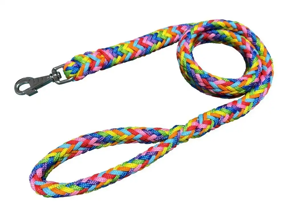 Lanové pletené vodítko HUGO - Bílá (150 cm) Horká Nabídka