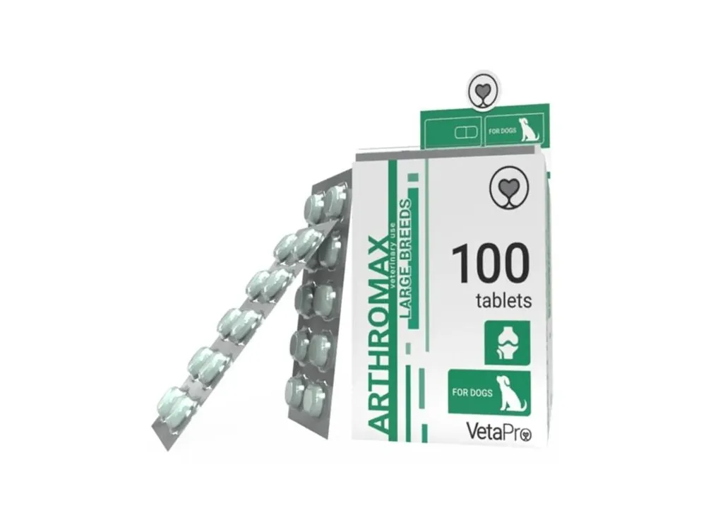 Nízká Cena VetaPro Arthromax Large Breeds 100 tablet
