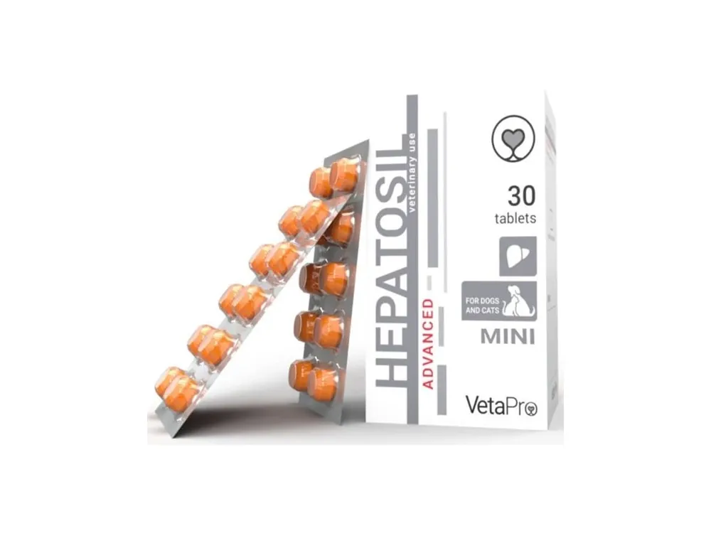 Nejlepší Cena VetaPro Hepatosil Advanced MINI 30 tablet