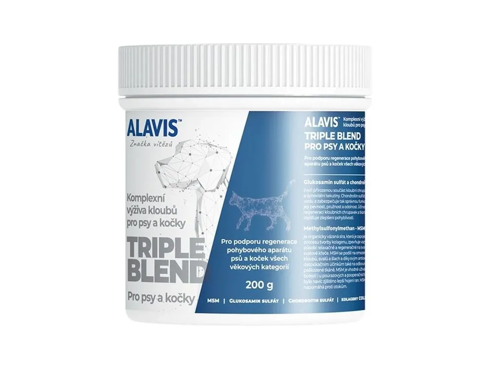 Jen Po Omezenou Doba Alavis Triple blend pro psy a kočky 200 g