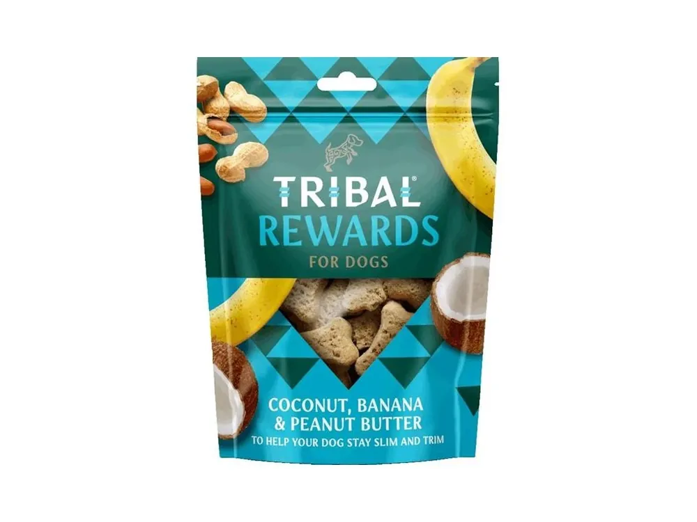 TRIBAL Rewards Snack Coconut & Banana 125 g Vrácení Zdarma