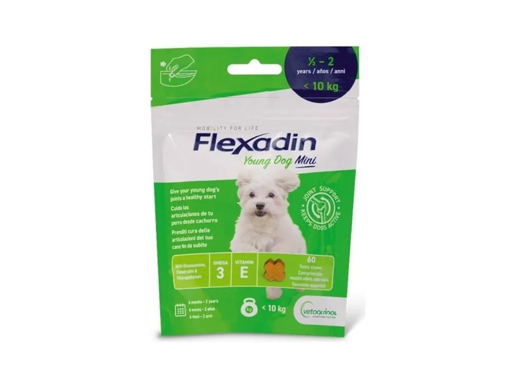 Originální Flexadin Young Dog Mini žvýkací 60 tablet