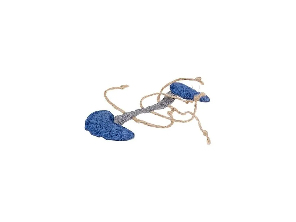 Hračka cat Eco Navy rybí kost 14,5 cm Duvo+ Finální Výprodej