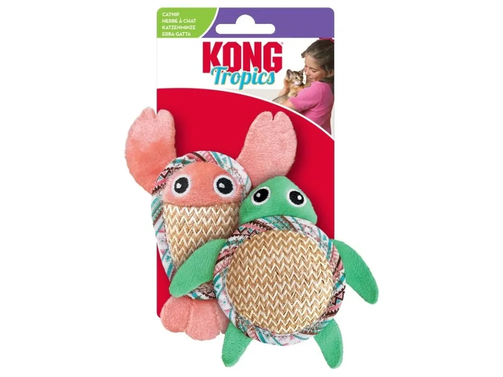 Hračka cat plyšová KONG Tropics Pals 2 ks Koupit Online