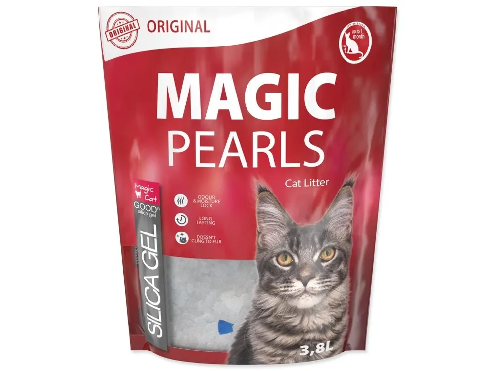 Nejlepší Cena Kočkolit Magic Pearls Original 3,8l/1,6kg