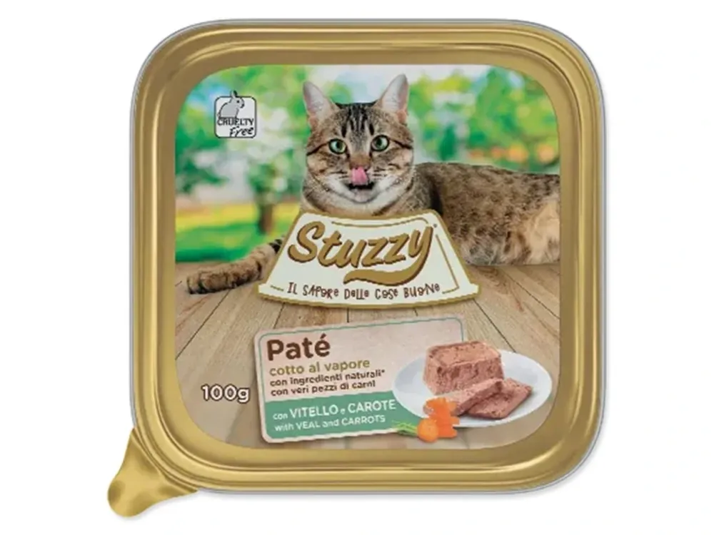 Finální Výprodej Vanička MISTER STUZZY telecí s mrkví 100g