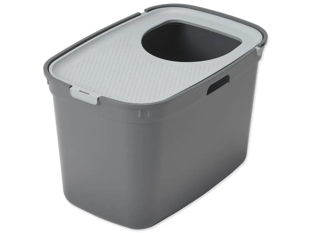 Toaleta Moderna Top Cat 59x39x38,3cm šedá Bezpečná Platba