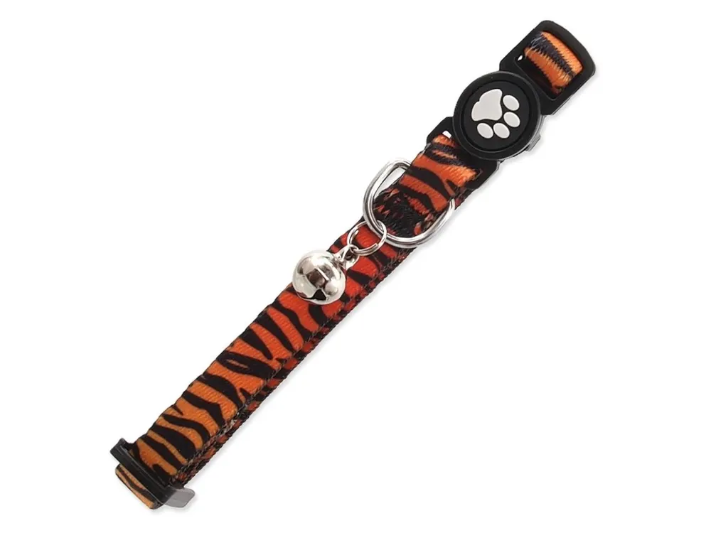 Nejprodávanější Obojek Active Cat nylon XS tygr 1x19-31 cm