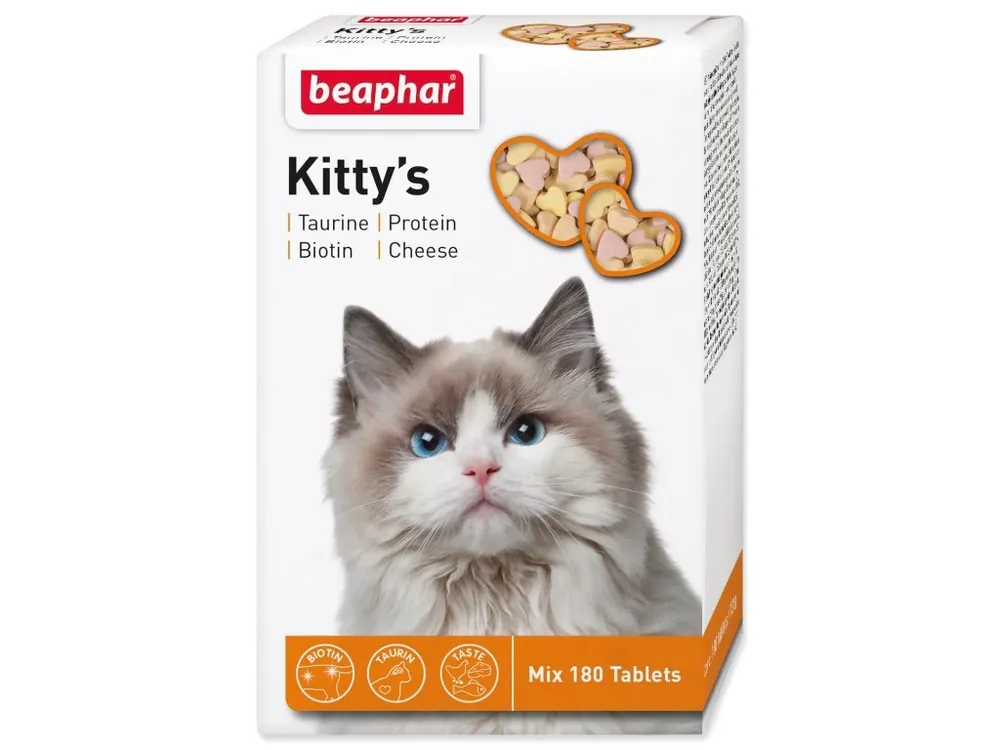 Kup Teď Pochoutka Beaphar Kitty‘s Mix 180 tablet