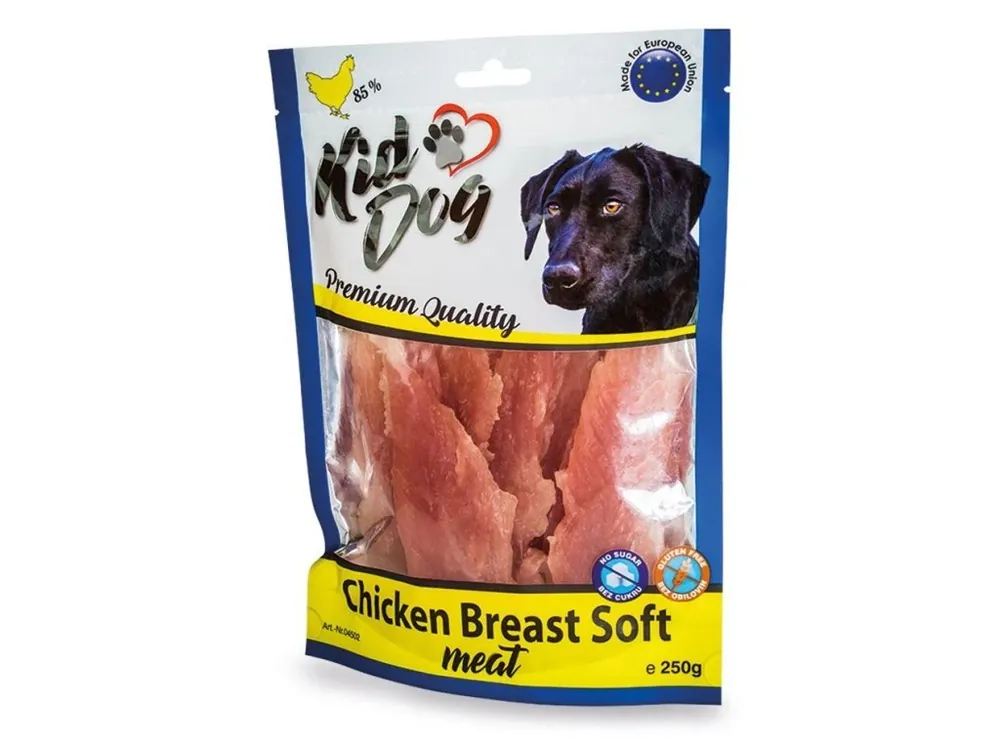 KIDDOG kuřecí prsa, měkké masíčko 250 g Akce