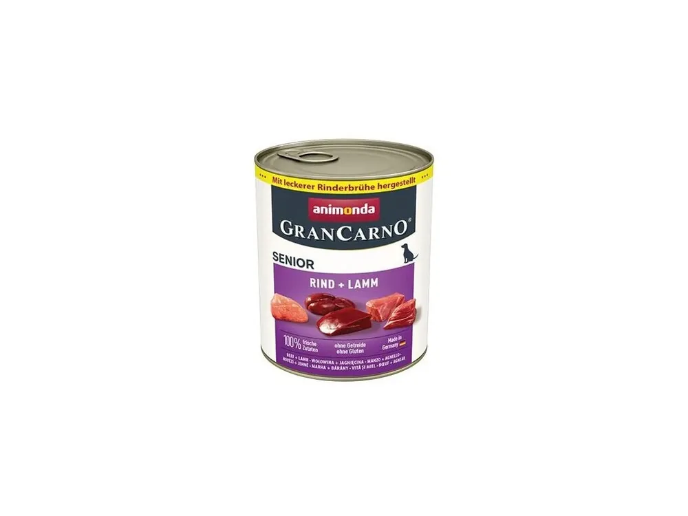 Akční Nabídka GRANCARNO Senior - hovězí, jehněčí 800 g